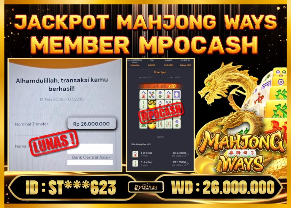 MPOCASH JACKPOT MAHJONG WAYS